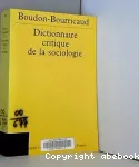 Dictionnaire critique de la sociologie.