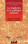 Les implicites de la politique familiale : approches historiques, juridiques et politiques.