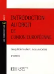 Introduction au droit de l'Union européenne.
