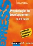 Psychologie du développement en 20 fiches.