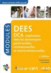 DEES DC4 : Implication dans les dynamiques partenariales, institutionnelles et interinstitutionnelles.