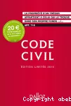 Code civil 2015.