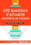 200 questions d'actualité sanitaire et sociale.