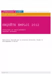 Enquête Emploi 2012 : le rapport intégral