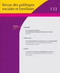 Revue des politiques sociales et familiales, n° 133 - 4ème trimestre 2019