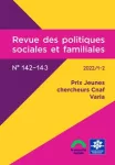 Revue des politiques sociales et familiales, n° 142-143 - Janvier 2022 - Prix Jeunes chercheurs Cnaf, Varia