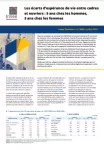 INSEE Première, n° 2005 - Juillet 2024 - Les écarts d’espérance de vie entre cadres et ouvriers : 5 ans chez les hommes, 3 ans chez les femmes