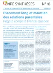 ONPE Synthèses, n° 18 - Septembre 2024 - Placement long et maintien des relations parentales