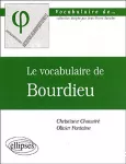 Le vocabulaire de Bourdieu.