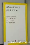 Adolescence et suicide. Des aspects épidémiologiques et psychopathologiques aux perspectives thérapeuthiques.