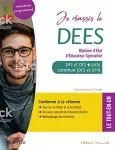 Je réussis le DEES : diplôme d'Etat réformé d'éducateur spécialisé adossé au grade licence, domaines de compétences 1 à 4 avec socle commun DEASS, DEEJE et unité transversale d'initiation à la démarche de recherche.