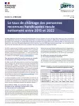 Le taux de chômage des personnes reconnues handicapées recule nettement entre 2015 et 2022